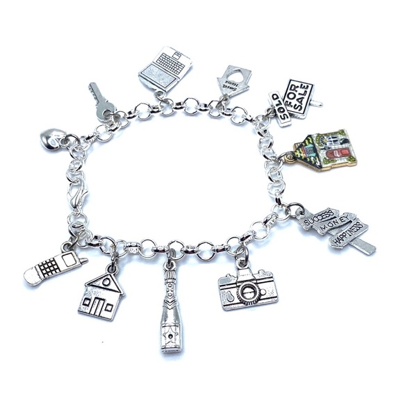 Real Estate Agent Charm Bracelet Realtor Gift - Picture 7 of 7